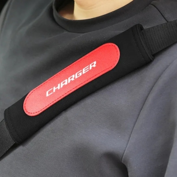 2 new Dodge Charger car seat belt pads - Picture 1 of 2